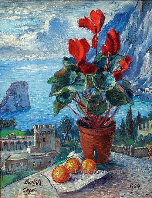 cyclamens 1954 Russian Oil Paintings
